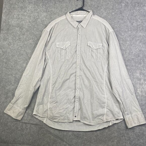 Buckle Black Western Athletic Fit Shirt Pearl Snap Cowboy Country XXXL 3XL - Picture 1 of 8